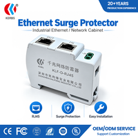 Parafoudre Ethernet PoE RJ45 SPD 48V CAT5/CAT6 10/100/1000Mbps PoE+/PoE++ pour Caméra IP CCTV Protection contre la foudre