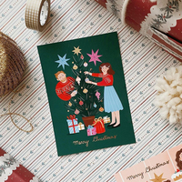 Cartolina con scritta positiva stampata personalizzata per la promozione della motivazione o uso regalo di cancelleria