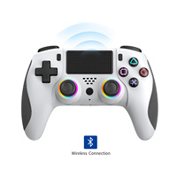 Manette de jeu sans fil à détection de mouvement avec moteur de vibration pour PS4 / PS4 Slim Pro / PC