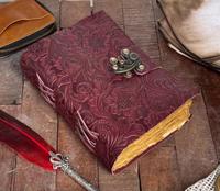 Journal vintage en cuir à couverture rigide A5 A4 format A3 carnet de croquis et journal intime impression personnalisée livre vierge pour femmes et hommes