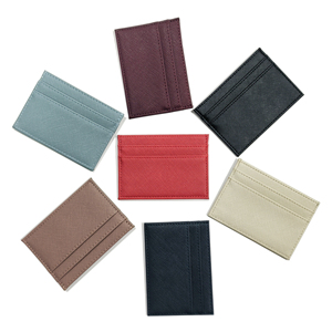 ארנק קטן מינימליסטי מעור PU עם לוגו בהתאמה אישית, מחזיק כרטיסים לגברים לשימוש עסקי - Product Image 5