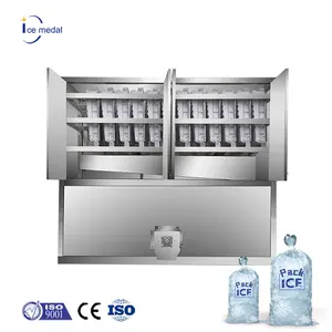 ICEMEDAL 1 à 10 tonnes Machine de fabrication de glaçons automatique de haute qualité pour l'usine de Machine à glace d'hôtel maquina de hielo en cubo