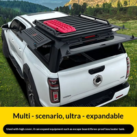 Plataforma de Bagageiro de Teto Universal em Alumínio para Ford Ranger, Toyota Hilux, GWM Poer, Navara, D-MAX - Cesto de Carga para Caçamba de Caminhonete - Atacado