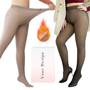 Mallas <span class=keywords><strong>de</strong></span> mujer con forro polar <span class=keywords><strong>el</strong></span>ástico <span class=keywords><strong>de</strong></span> talla grande, pantimedias gruesas <span class=keywords><strong>de</strong></span> cintura alta ajustadas y cálidas térmicas <span class=keywords><strong>para</strong></span> invierno - Product Image 1