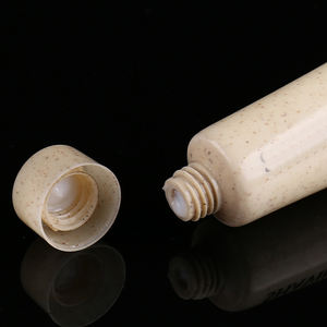 Loción corporal ecológica, cosmética suave, tubo exprimible de paja de trigo, acondicionador para el cabello, crema redonda para lavado de cara, tubos de champú con protección solar - Product Image 6