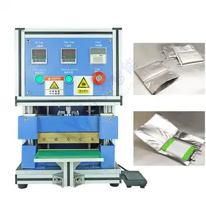 Factory Supplier 200mm Lithium Battery Pouch Cell Top & Side Heat Sealing Machine For Pouch Cell Making