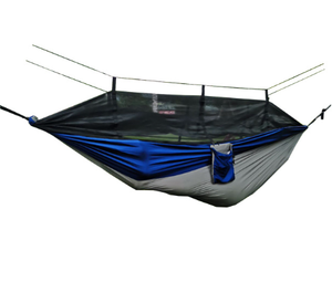 <span class=keywords><strong>Hamac</strong></span> extérieur en tissu de parachute 210T Camping simple avec moustiquaire pliable suspendue légère Caractéristiques en corde de nylon - Product Image 4