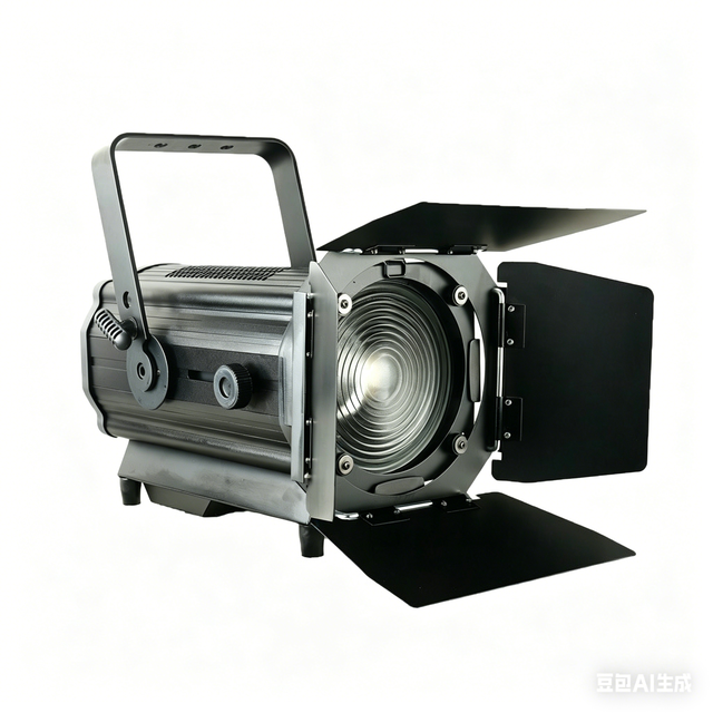 DMX Powercon Warm White/Cool White/2in1/RGBW 4in1 Small Zoom Studio Video Light 100w Led Fresnel Spotlight for Studio Event