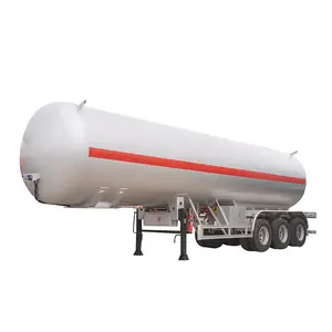 Chinese suppliers CO2 LNG CNG Tanker Trailer Fuel Tank Trailer With High Quality for sale