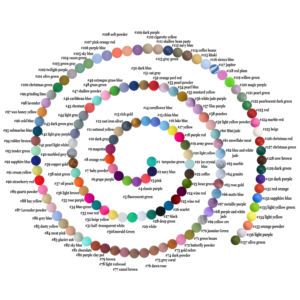 2025, superventas, cuentas focales redondas de silicona de grado alimenticio de 9mm para bolígrafos, fabricación de joyas, cuentas coloridas, cuentas de dentición para bebés, venta al por mayor - Product Image 6