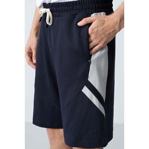 Pantalones Cortos de Algodón Tommylife para Hombre, Corte Estándar, Azul Marino 81281, Ropa Casual Básica - Product Image 4