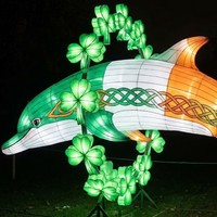 Decoración de Faroles con Forma de Grandes Animales Marinos para Parques de Diversiones, Navidad, Uso Interior/Exterior, Espectáculo de Luces para Parques Temáticos