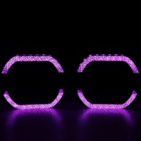 Luces LED de Proyección 5D de Ojos de Ángel para Modificación de Coches, Luces Diurnas DRL con Anillo Halo, Venta al por Mayor