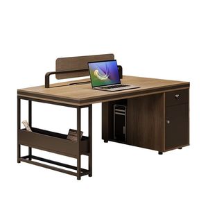 Escritorio de Oficina Moderno Combinado con Estación de Trabajo para Seis Personas con Cajones y Mampara Divisoria para Uso del Personal - Product Image 5