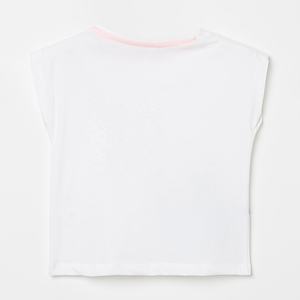 เสื้อยืดแขนกุดสำหรับเด็กผู้หญิงปี 2019 แบบปรับแต่งได้ คุณภาพสูง ผลิตจากผ้าฝ้ายออร์แกนิค 100% เป็นมิตรกับสิ่งแวดล้อม พิมพ์ลายโลโก้เฉพาะตัว สไตล์ลำลอง - Product Image 2