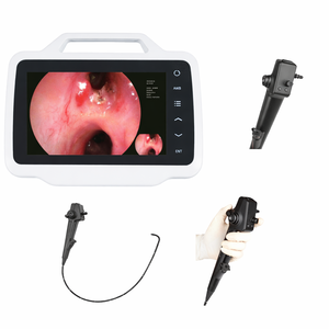 Endoskop Veteriner Medis Monitor Layar Sentuh 14 Inci Laringoskop Video Fleksibel Sekali Pakai untuk THT - Product Image 2