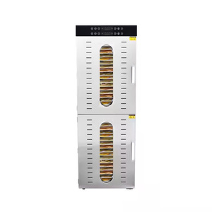 Déshydrateur alimentaire commercial rotatif grande capacité à 32 plateaux pour viande et fruits - Product Image 5