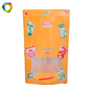 Bán buôn tùy chỉnh in ấn Cán công nghệ đứng lên túi niêm phong dây kéo <span class=keywords><strong>Ziplock</strong></span> túi nhựa cho thực phẩm - Product Image 3