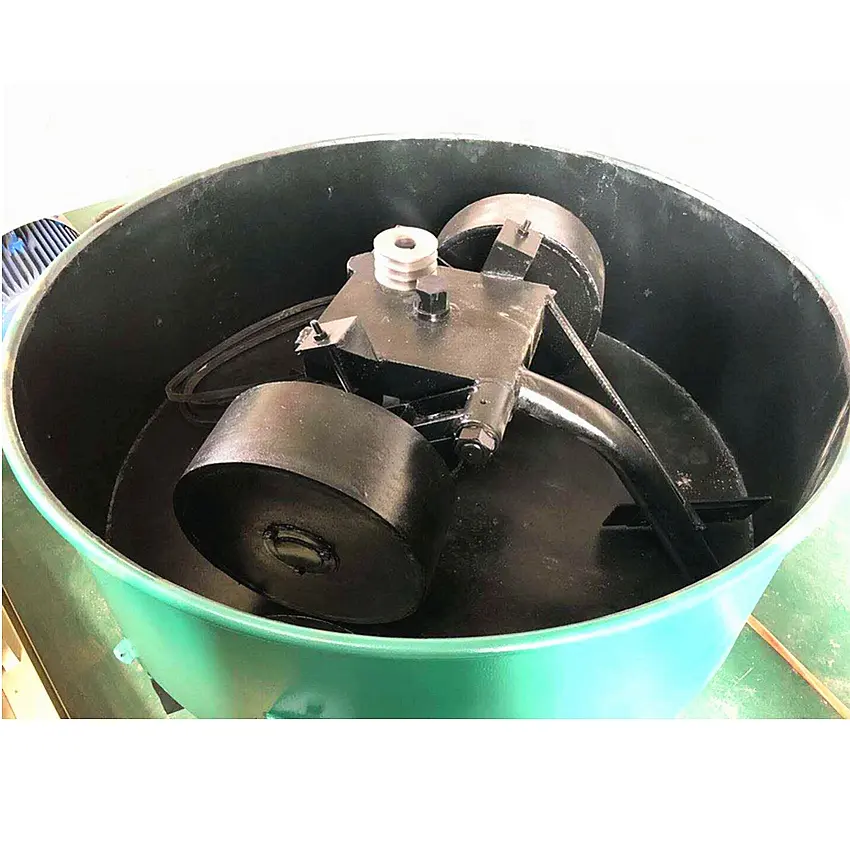 Mezclador de molino de rueda de suministro de fábrica HR para mezclador de sartenes de cemento de polvo de carbón para briquetas de carbón
