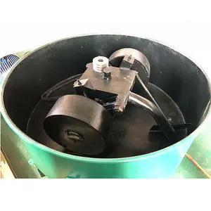 HR Factory Supply Wheel Mill Mixer For Charcoal Coal Powder Cement Pan Mixer Charcoal Dust Mixer For Charcoal Briquette