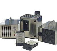 Tragbarer Ozon-Luftreiniger aus Edelstahl, Abnehmbarer 10G Ozon-Generator mit 3-Stunden-Timer, Kommerzieller Ozon-Erzeuger für Zuhause