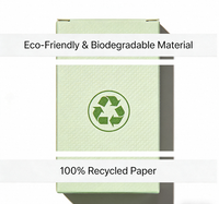 Boîtes rigides en carton ondulé recyclables sur mesure pour kits de beauté par abonnement, impression CMYK vibrante, bande de déchirement, blush pour le visage