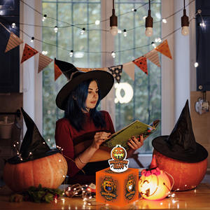Boîte de tirage au sort sur le thème du festival d'Halloween Accessoires décoratifs de style <span class=keywords><strong>citrouille</strong></span> pour l'atmosphère festive Fournitures de fête promotionnelles - Product Image 3