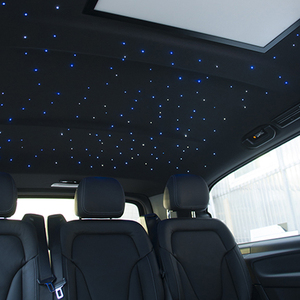 Kit de plafonniers à étoiles scintillantes en <span class=keywords><strong>fibre</strong></span> optique LED personnalisable avec couleurs changeantes pour petites voitures Éclairage intérieur de voiture haut de gamme - Product Image 3