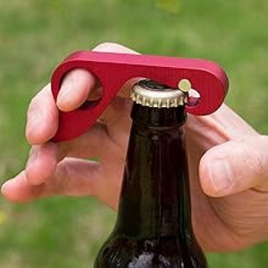 Ouvre-bouteille professionnel à une seule main - Fer recouvert d'un revêtement résistant aux rayures - Gadget de cuisine pour ouvrir les bocaux, les bouteilles et les canettes - Product Image 3