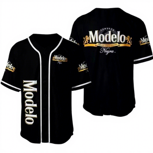 Nouvel ensemble de chemises et d'uniformes de nom, nouveaux maillots de baseball personnalisés unisexes de sport respirants de style mexicain de haute qualité - Product Image 1