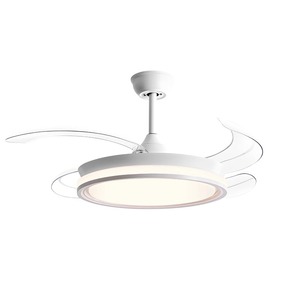 Invisible Fan Light Led Ceiling Fan Light For Living Room Bedroom 10-15 Sqm Zhongshan Full Spectrum Silent Operation - Product Image 3