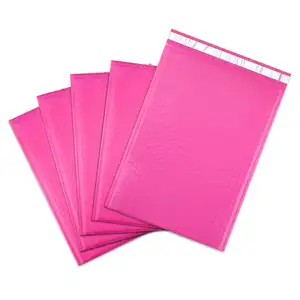 2021 горячая Распродажа поли пузырьки почтовых отправлений розовые самозапечатывающиеся мягкие конверты пользовательский цвет пузырьки почтовых отправлений Пузырьковые почтовые отправления водонепроницаемые