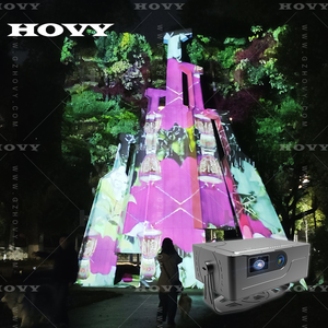 Máy chiếu hologram LCD trong suốt cho công trình công cộng với độ phân giải HDMI 1080p, hệ thống chiếu tương tác ngoài trời di động - Product Image 3