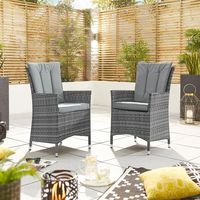 Table de repas ronde TG moderne 8 places en aluminium et rotin avec foyer au gaz pour jardin, patio, hôtels, parcs - Ensemble de mobilier de 1,8 m