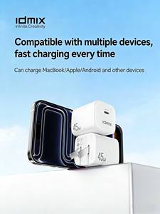 IDMIX 45W <b>USB</b> C PD Fast Charger <b>with</b> GaN Technology for iPhone iPad MacBook and Android Devices - Product Image 5