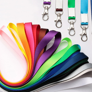 Porte-carte d'identité en silicone neutre personnalisé avec cordon de cou, étiquette vierge pour impression offset - Product Image 1