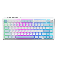 WK75 New Factory Direct Tri-mode RGB LED 75% Mechanical Keyboard USB Type-C PBT Keycaps Kailh Red Switch Wireless PC Gaming