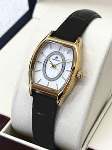 Women's watch with fashionable <b>bucket</b>-shaped case, shell-shaped bezel and small dial, a casual and elegant wristwatch. - Product Image 6