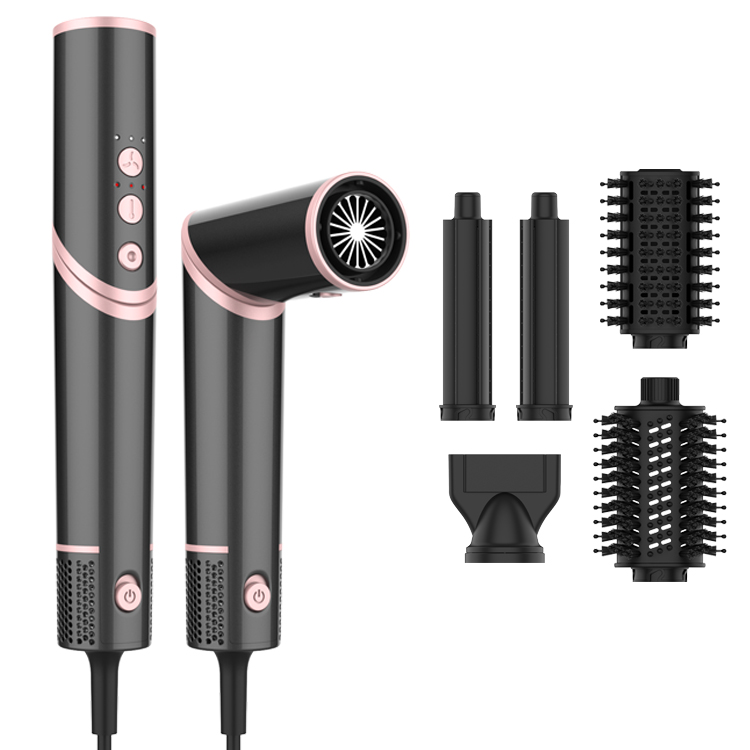 New Multi Styler 5 in 1 Hair Curler Straightener High Speed Multifunctional Hair Styling Tool for Home Salon Use Hair Dryer