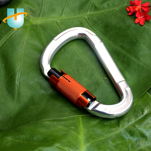 25kn-luz <span class=keywords><strong>de</strong></span> seguridad para <span class=keywords><strong>escalada</strong></span> en roca, mosquetón dorado <span class=keywords><strong>de</strong></span> aluminio para actividades en interiores y exteriores - Product Image 2