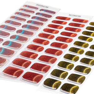 Bandes de gel semi-durcies pour ongles, design œil de chat dynamique et brillant, couleur pure, couverture complète, <span class=keywords><strong>vernis</strong></span> UV, pour manucure personnalisée - Product Image 5