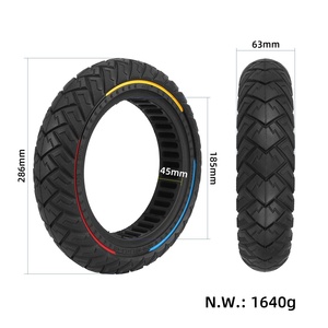 Pneu solide tout-terrain ULIP 12.5x2.5 pour trottinette électrique XM 5 Plus, 45 mm, anti-crevaison, 60/90-8, pneu pour trottinette XM 6, 60 90 8 - Product Image 2