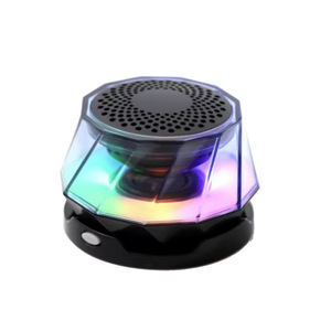 Pha Lê Bóng Đêm ánh sáng đèn cạnh giường ngủ nón pha lê mini không dây trong suốt Bluetooh loa với từ hút điện thoại chủ - Product Image 1