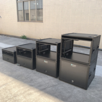 19 pouces 19 "2U 4U 5U 6U 8U 10U Amplificateur Glissière Slam Couvercle Racks Poche Porte Coulissante Empilable Rack Vol Transport Cases