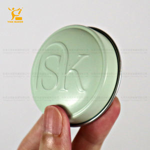 กระป๋องดีบุกทรงกระบอกมีฝาปิดสีเขียวกระป๋อง<span class=keywords><strong>ชา</strong></span>กาแฟผิวนูนขึ้นใหม่ตามต้องการ - Product Image 5