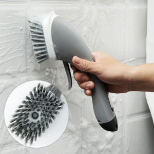 Multifunctional Kitchen Cleaning Brush With Liquid Dispenser For Sink Stove Wall Tile Floor Grout - Product Image 2