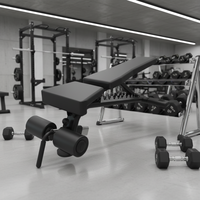 Banc de musculation réglable robuste LENDON en vente flash, bancs de musculation pour haltères, bancs de musculation inclinés