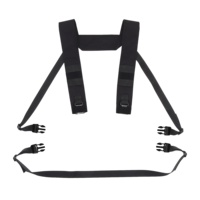 Harnais tactique universel en forme de H avec sangle de taille pour porte-équipement de poitrine compatible avec les séries MK3, MK4, MK5, D3, MU