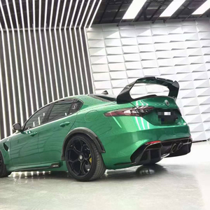 Aileron arrière de coffre en fibre de carbone style Romeo Giulia GTAM pour Alfa Romeo 2017-2023 - Product Image 3