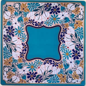 Tapis de mahjong style Henry William Morris, tapis de mahjong carré antidérapant, adapté aux jeux de cartes. Tapis de mahjong personnalisé. - Product Image 5